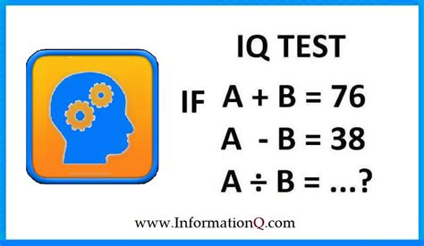 iq test with answers pictures|IQ Test .